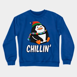 Chillin' Penguin Crewneck Sweatshirt